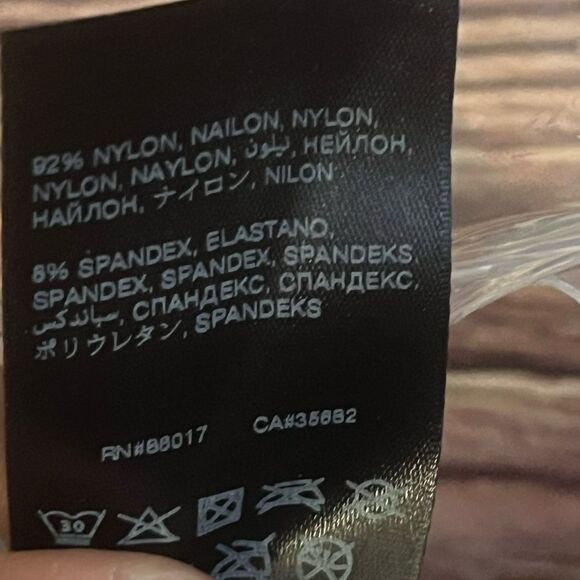 Bebe Bodycon Blue and Black Striped Dress. Size Small. - Picture 3 of 6